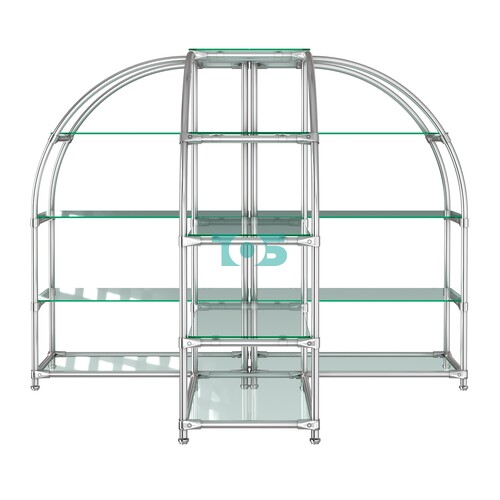 Комбинация стендов TD-06 №2-1 (с прозрачными полками стекло 6мм)