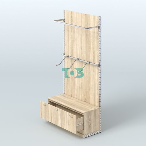 Система ЭЛЕГАНТ №1 с ДСП и тумбой T11 (1200 мм)