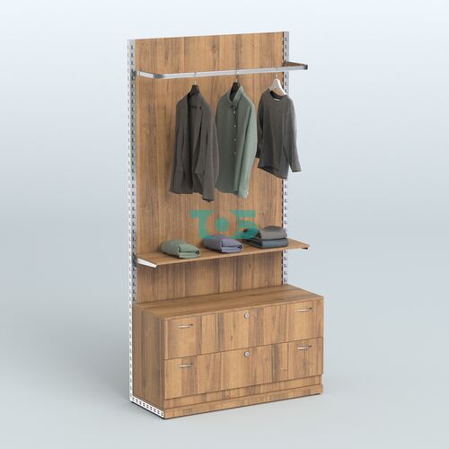 Система ЭЛЕГАНТ №5 с ДСП и тумбой T12 (1200 мм)