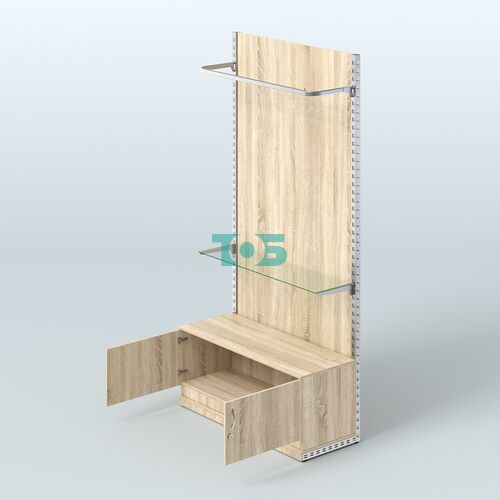 Система ЭЛЕГАНТ №7 с ДСП и тумбой T21 (1200 мм)