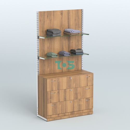 Система ЭЛЕГАНТ №9 с ДСП и тумбой T13 (1200 мм)