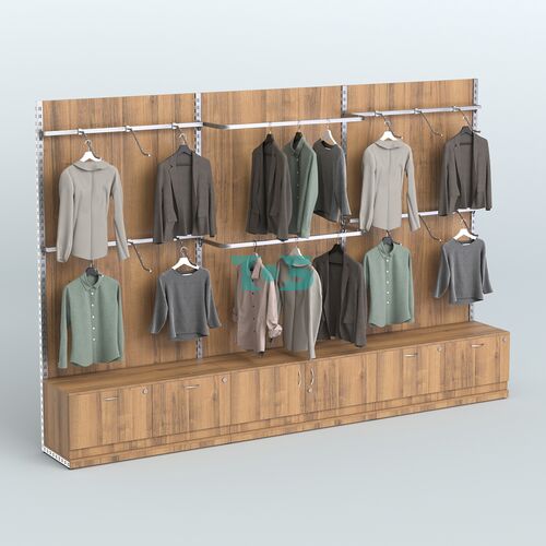 Система ЭЛЕГАНТ №3 пристенная с ДСП и тумбами Т15 и Т21(3600 мм)