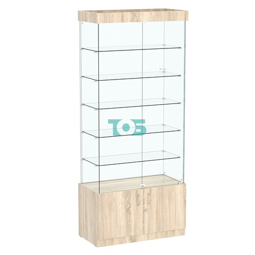 Витрина Истра №501 прямоугольная (задняя стенка - стекло)