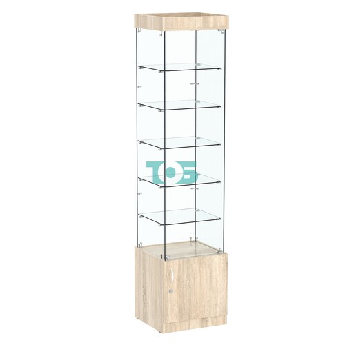 Витрина ИСТРА №502 стаканчик (задняя стенка - стекло)