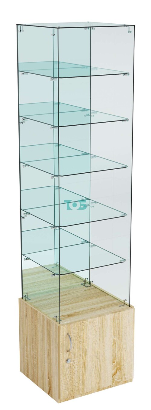 Витрина ИСТРА №608 стаканчик (З, С - зеркало), без дверей