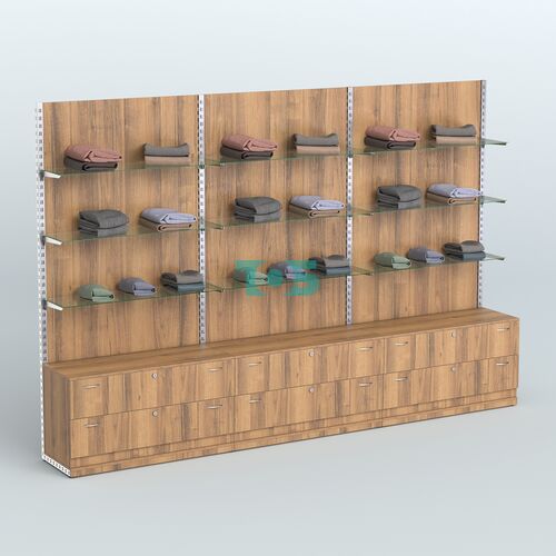 Система ЭЛЕГАНТ №8 пристенная с ДСП и тумбами Т12 (3600 мм)