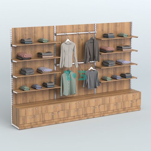 Система ЭЛЕГАНТ №9 пристенная с ДСП и тумбами Т14 (3600 мм)