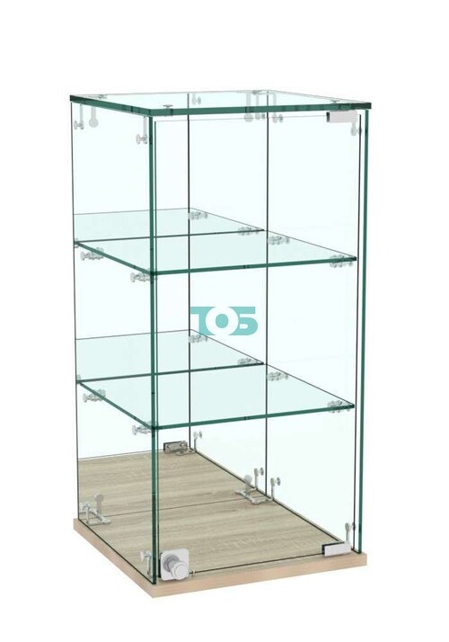 Витрина Истра настольная №25 (задняя стенка - зеркало)