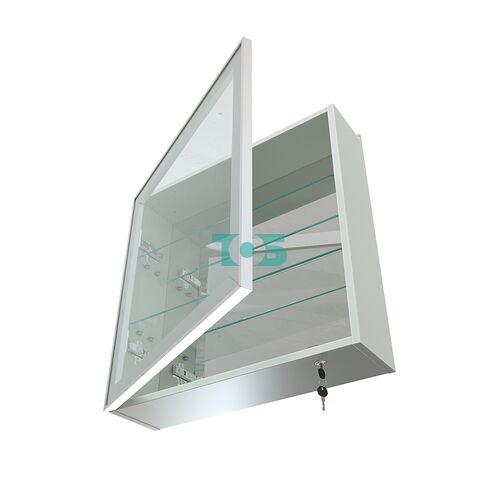 Витрина настенная №1-2А с зеркалом серии Collecto