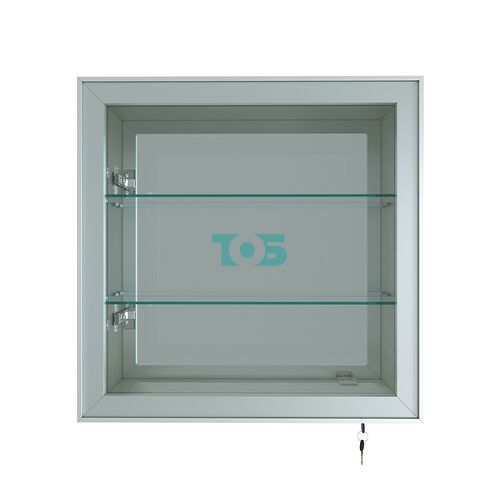 Витрина настенная №1-2А с зеркалом серии Collecto