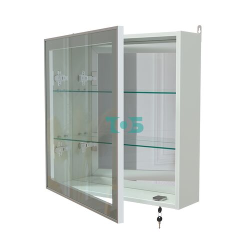 Витрина настенная №1-2А с зеркалом серии Collecto