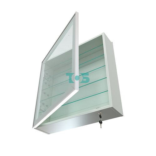 Витрина настенная №1-5А с пятью прозрачными полками серии Collecto