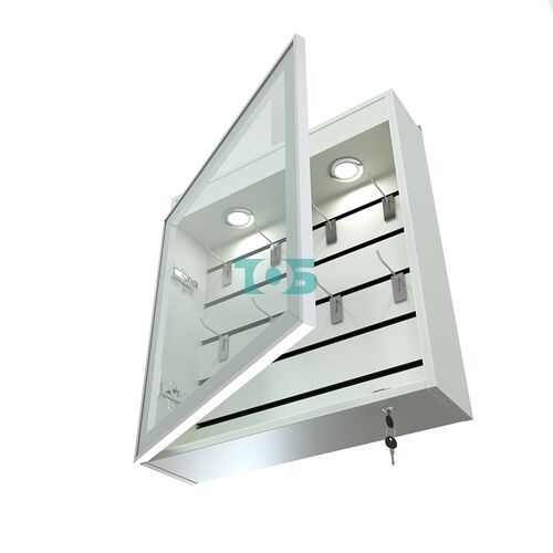 Витрина настенная №1-2Б с эконом панелью и фризом серии Collecto