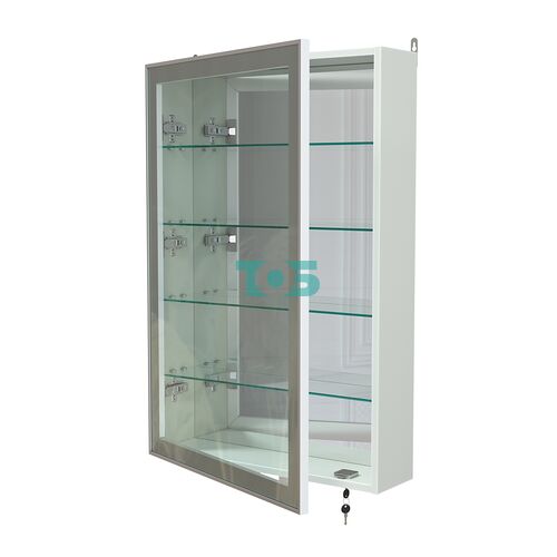 Витрина настенная №2-2А высокая с зеркалом серии Collecto