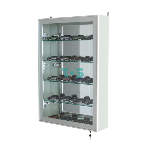 Витрина настенная №2-2А высокая с зеркалом серии Collecto