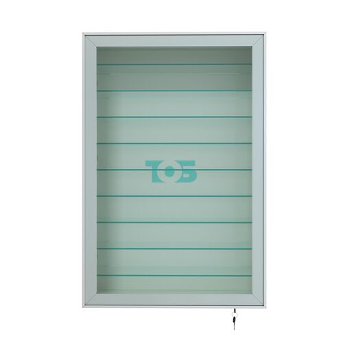 Витрина настенная №2-5А высокая с девятью полками серии Collecto