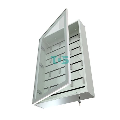 Витрина настенная №2-1Б с эконом панелью и стеклянными дверками серии Collecto