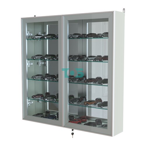 Витрина настенная №4-2А зеркальная серии Collecto