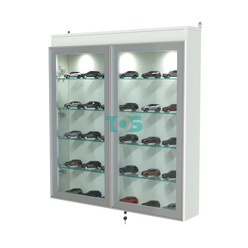 Витрина настенная №4-3А с подсветкой серии Collecto