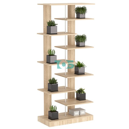 Стеллаж серии КУБ с малыми ступенчатыми полками №6