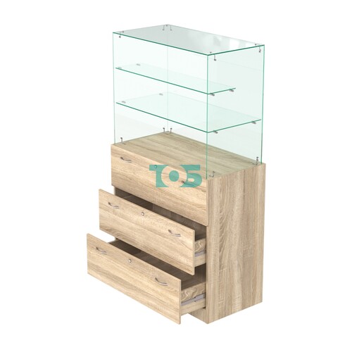 Открытый прилавок с выдвижными ящиками Селена-2