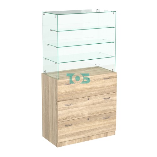 Выставочный прилавок с выдвижными ящиками Селена-3