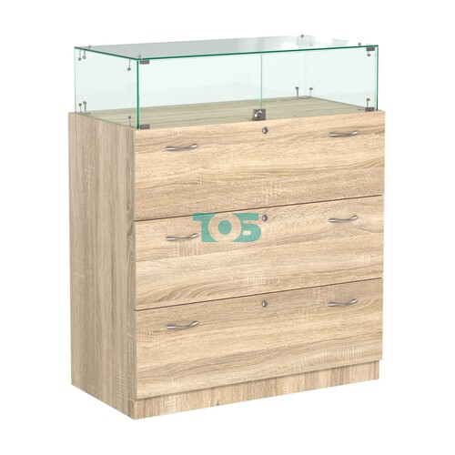 Закрытый прилавок с выдвижными ящиками Селена-114