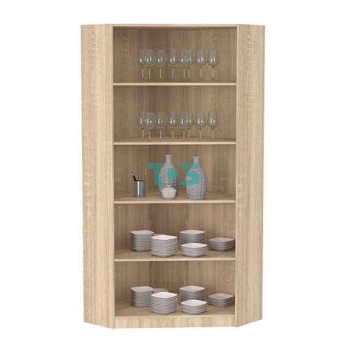 Стеллаж угловой из ДСП серии Эконом №5-2 (торец 300 мм)