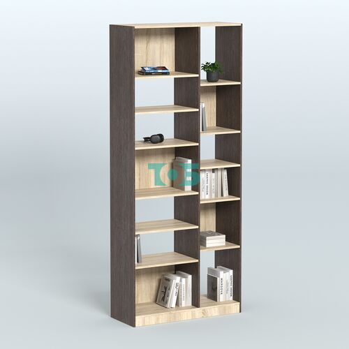 Стеллаж из ДСП серии ЛОФТ №9-2 с полками ДСП