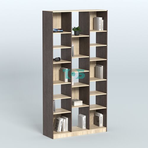 Стеллаж из ДСП серии ЛОФТ №10-2 с полками ДСП