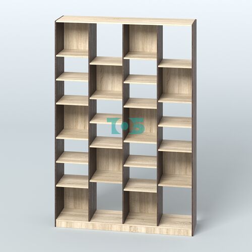 Стеллаж из ДСП серии ЛОФТ №11-2 с полками ДСП