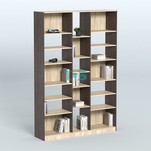 Стеллаж из ДСП серии ЛОФТ №14-2 с полками ДСП