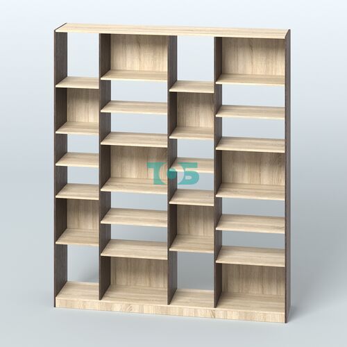 Стеллаж из ДСП серии ЛОФТ №15-2 с полками ДСП