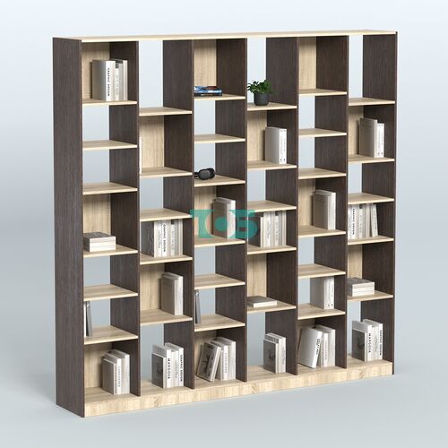 Стеллаж из ДСП серии ЛОФТ №16-2 с полками ДСП