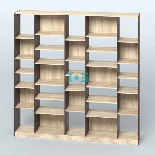 Стеллаж из ДСП серии ЛОФТ №17-2 с полками ДСП