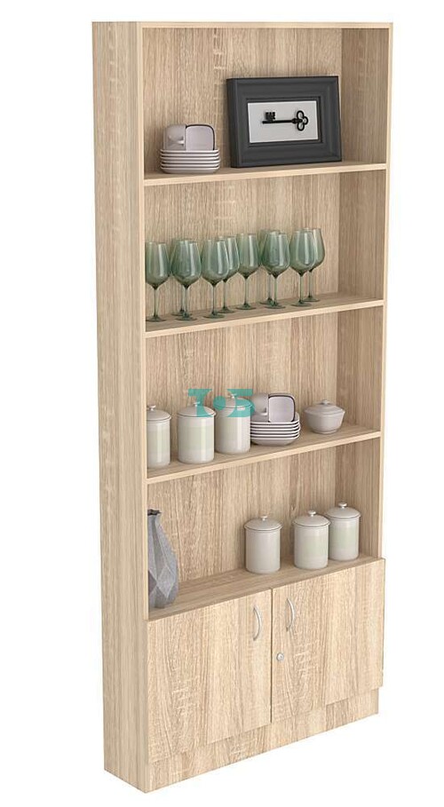 Стеллаж из ДСП серии Эконом №1-200 с дверками 410 мм