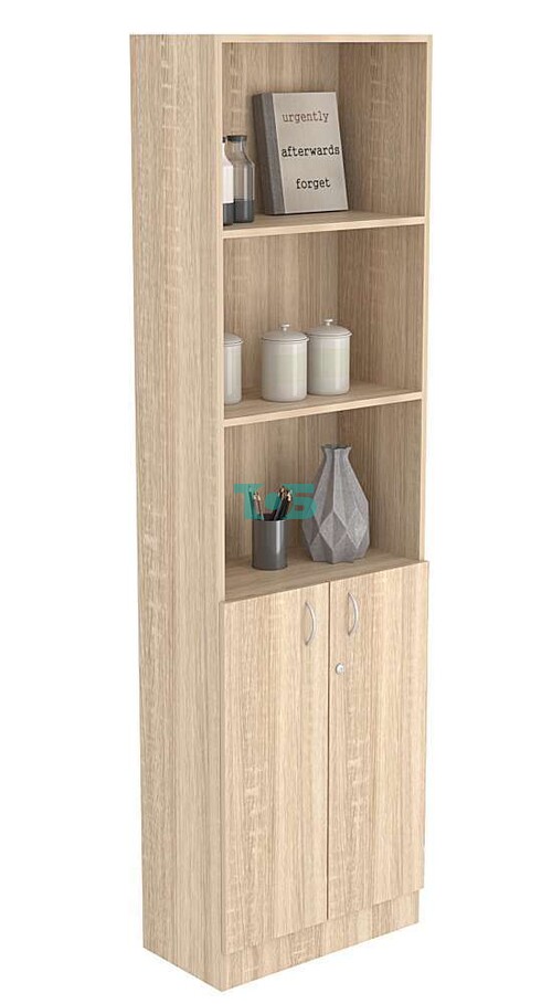 Стеллаж из ДСП серии Эконом №2-300 с дверками 810 мм