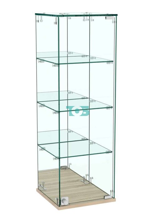 Витрина Истра настольная №27 (задняя стенка - зеркало)