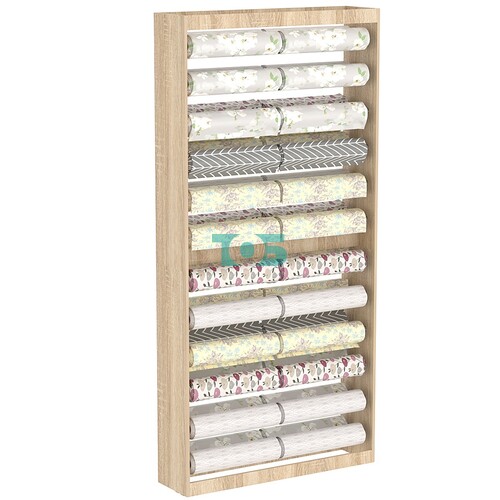 Торговый стеллаж под обои №4 (островной)