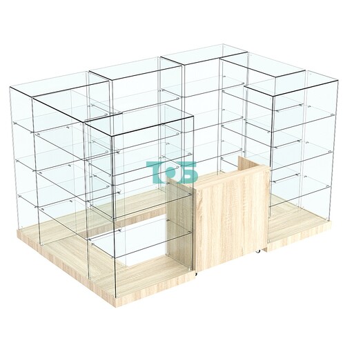 Торговый островок ХИТ ПРОДАЖ №4 (открытый) (4.86 кв.м)