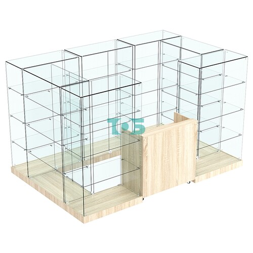 Торговый островок ХИТ ПРОДАЖ №4а (закрытый) (4.86 кв.м)