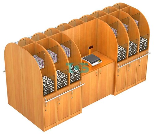 Островной торговый модуль для сыпучих товаров №9