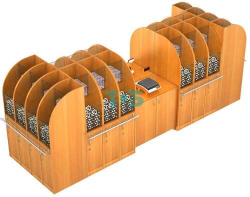 Островной торговый модуль для сыпучих товаров №10