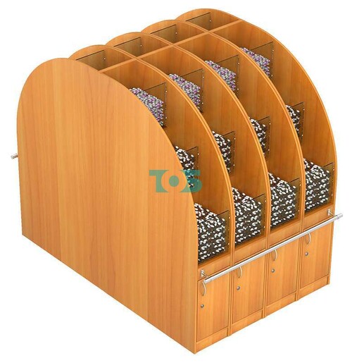 Островной торговый модуль для сыпучих товаров №12