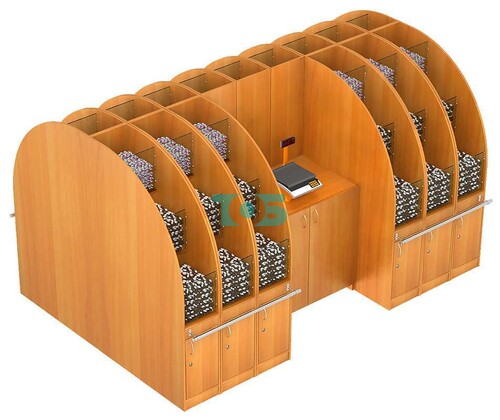 Островной торговый модуль для сыпучих товаров №15