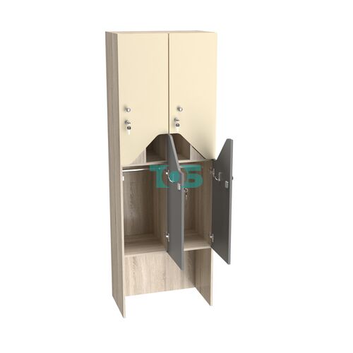 Шкаф для раздевалок СТАНДАРТ-Элегия №3-2Б