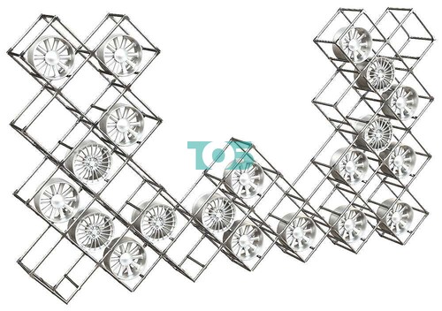 Стеллаж РОМБ h-2840 для автомобильных дисков №8