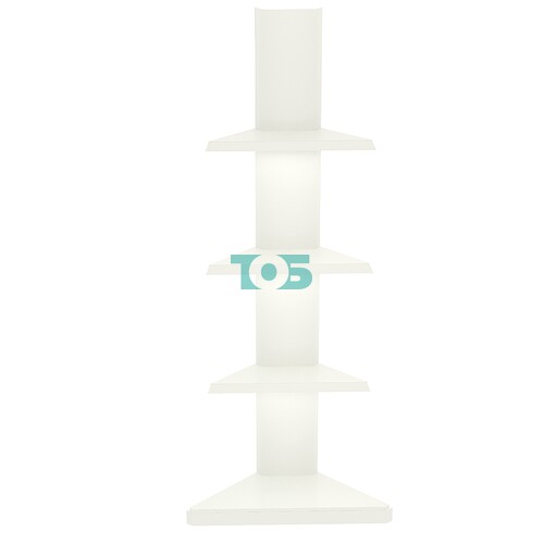 Внешний угол пристенного металлического стеллажа №1-ВУ-2.4