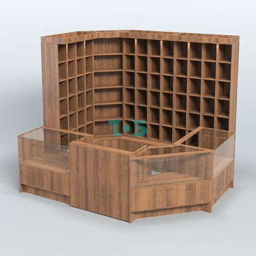 Павильон из витрин, прилавков для продажи чая и кофе №1