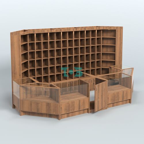 Павильон с недорогими витринами для продажи чая и кофе №3